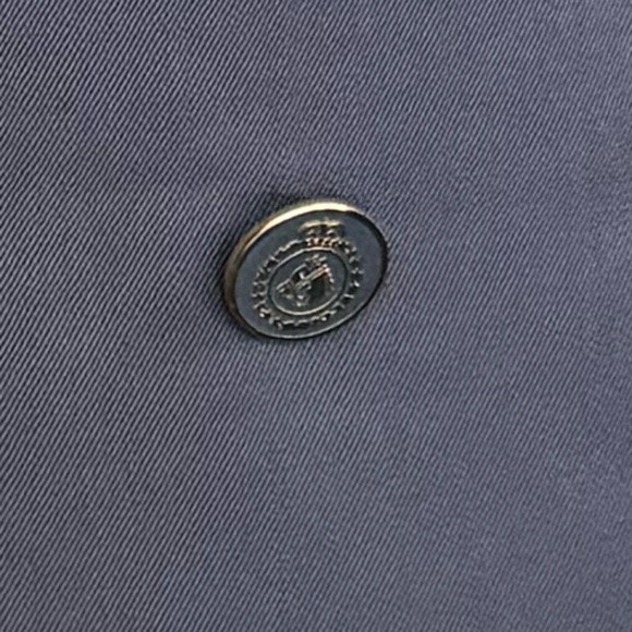 Size 40 Slate blue double breasted 2 piece suit - Picture 3 of 5